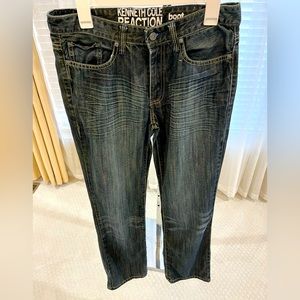 Kenneth Cole MENS Slim- Fit Blue Denim Jeans, Size 30x30